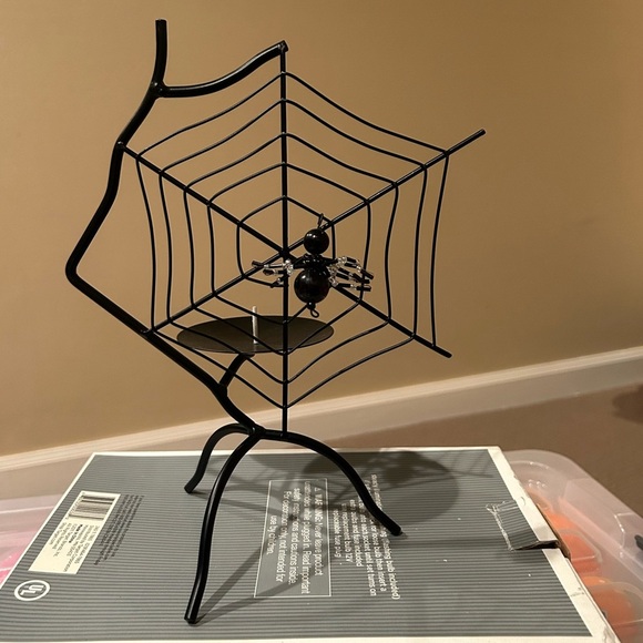 Black Spider Web Holiday Decor - Picture 1 of 4